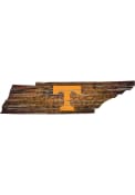Tennessee Volunteers Distressed State 24 Inch Sign