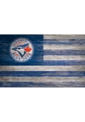 Toronto Blue Jays Distressed Flag 11x19 Sign