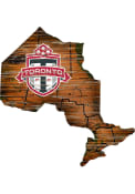Toronto FC Distressed State 24 Inch Sign