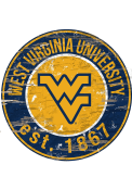 West Virginia Mountaineers Established Date Circle 24 Inch Sign