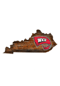 Western Kentucky Hilltoppers Distressed State 24 Inch Sign