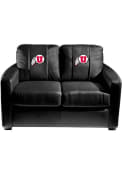 Utah Utes Faux Leather Love Seat