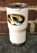 Missouri Tigers Team Logo 20oz Stainless Steel Tumbler - White