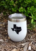 Texas Flag State Shape 12oz Stemless Wine Stainless Steel Tumbler - Grey