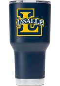 La Salle Explorers Team Logo 30oz Stainless Steel Tumbler - Navy Blue
