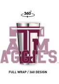 Texas A&M Aggies 16 oz Stainless Steel Pint Glass