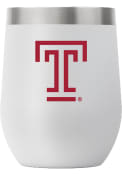 Temple Owls Team Logo 12oz Stemless Stainless Steel Tumbler - Grey