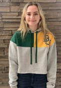 Baylor Bears Womens Colorblock Hooded Sweatshirt - Grey