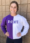 K-State Wildcats Womens Hype and Vice Quarterback T-Shirt - Purple
