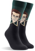 Mike Modano Dallas Stars Knit Graphic Dress Socks - Green