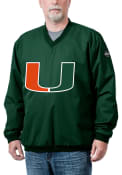 Miami Hurricanes Franchise Logo Windshell Light Weight Jacket - Green