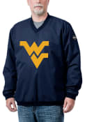 West Virginia Mountaineers Franchise Logo Windshell Light Weight Jacket - Navy Blue