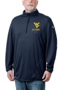 West Virginia Mountaineers Flow Thermatec Light Weight Jacket - Navy Blue