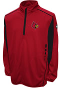 Louisville Cardinals Flex Quarter Zip Thermatec Light Weight Jacket - Red