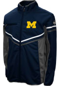 Michigan Wolverines Drive Softshell Medium Weight Jacket - Navy Blue