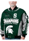 Michigan State Spartans Commemorative Twill Medium Weight Jacket - Green
