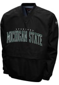 Michigan State Spartans Members Windshell Pullover Jackets - Black