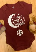 Texas A&M Aggies Baby Maroon Yell At Midnight One Piece - Maroon