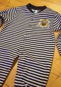 Missouri Tigers Baby Striped Footed One Piece Pajamas - Black