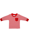 Texas Tech Red Raiders Toddler Striped Pocket T-Shirt - Red