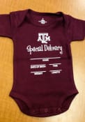 Texas A&M Aggies Baby Special Delivery One Piece - Maroon
