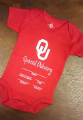 Oklahoma Sooners Baby Special Delivery One Piece - Cardinal