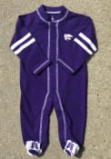 K-State Wildcats Baby Sports Shoe Purple Sports Shoe One Piece Pajamas