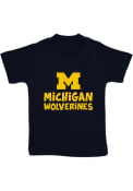 Michigan Wolverines Infant Playful T-Shirt - Navy Blue