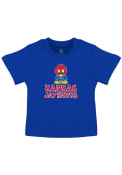 Kansas Jayhawks Toddler Playful Baby Jay T-Shirt - Blue