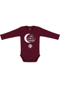 Texas A&M Aggies Baby Yell At Midnight One Piece - Maroon