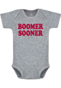 Oklahoma Sooners Baby Boomer Sooner One Piece - Grey
