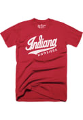 Indiana Hoosiers Retro Tail Fashion T Shirt - Red