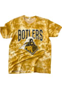 Purdue Boilermakers Tie Dye Fashion T Shirt - Gold