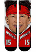 Patrick Mahomes Kansas City Chiefs Game Face Crew Socks - Red