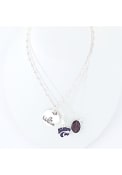 K-State Wildcats Trio Necklace