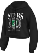 Dallas Stars Womens WEAR by Erin Andrews Cropped Hooded Sweatshirt - Black