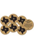 Texas 6pk Cork Coaster