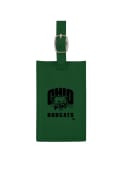 Ohio Bobcats Velour Luggage Tag - Green