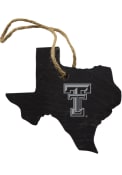 Texas Tech Red Raiders Slate State Shape Ornament