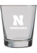 Nebraska Cornhuskers 13oz Logo Engraved Rock Glass
