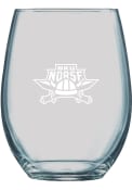 Northern Kentucky Norse 21oz Logo Engraved Stemless Wine Glass