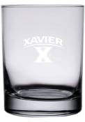Xavier Musketeers 14oz Etched Rock Glass