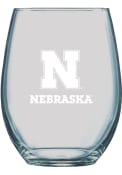 Nebraska Cornhuskers 21oz Etched Stemless Wine Glass