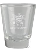 Wichita State Shockers 2oz Etched Shot Glass