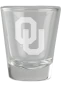Oklahoma Sooners 2oz Etched Shot Glass