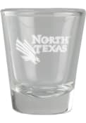 North Texas Mean Green 2oz Etched Shot Glass
