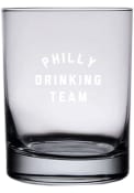 Philadelphia 14oz Engraved Rock Glass