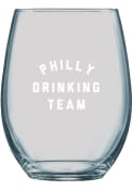 Philadelphia 21oz Engraved Stemless Wine Glass