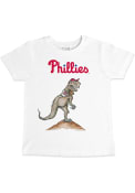 Philadelphia Phillies Toddler TRex T-Shirt - White