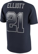 Ezekiel Elliott Dallas Cowboys Name and Number T-Shirt - Navy Blue